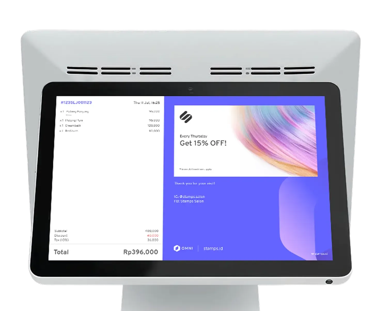 Omni POS Salon device