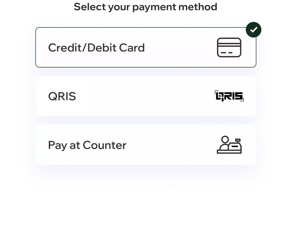 Payment and checkout flow