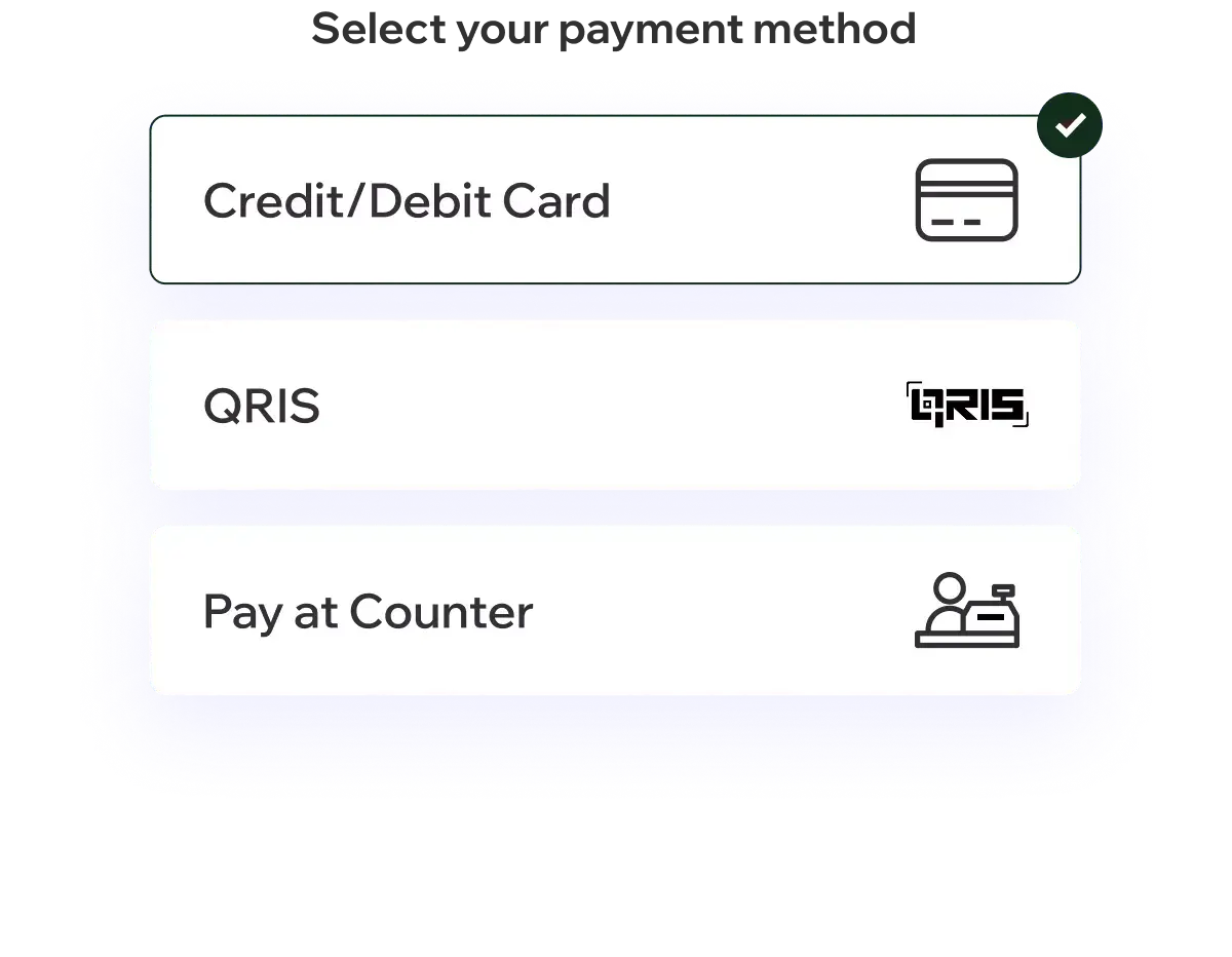 Payment and checkout flow